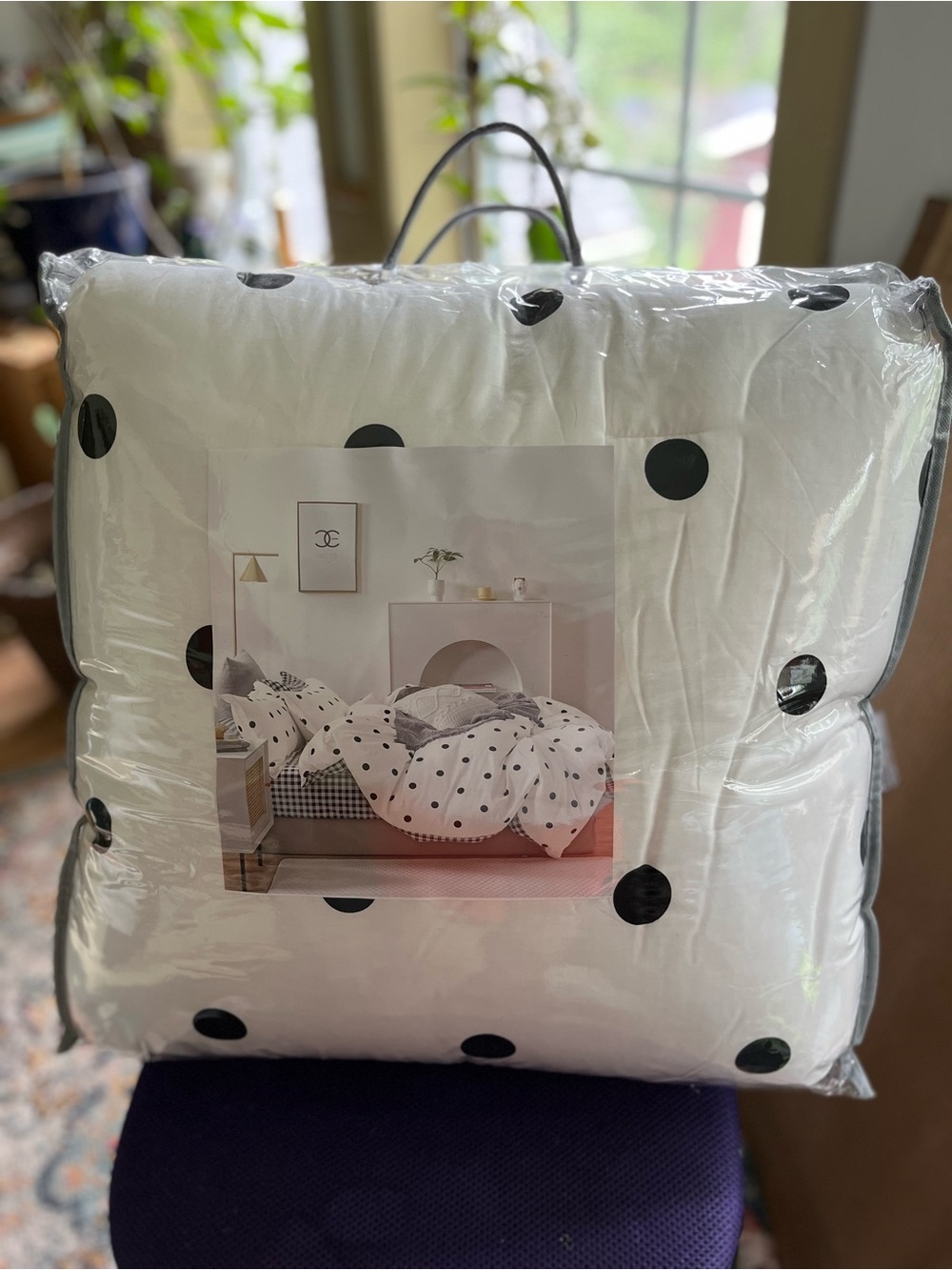 100% cotton dorm size reversible Comforter